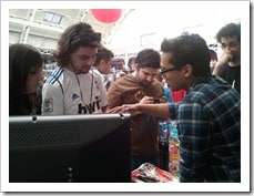 Members of the public enjoying Timedancer!