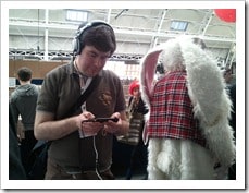 Members of the public enjoying Timedancer!