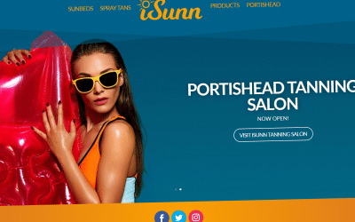 Chaos Created develops iSunn Tanning Salon branding and website to fulfil their vision