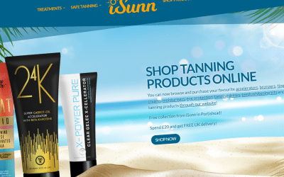Chaos Created Launches New Online Store for iSunn Tanning Salon