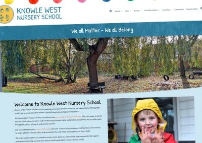 Knowle West Nursery School Website