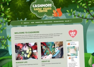 Cashmore Early Years Centre Website