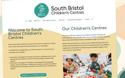 South Bristol Children’s Centres Launches a Vibrant New Website Designed by Chaos Created!